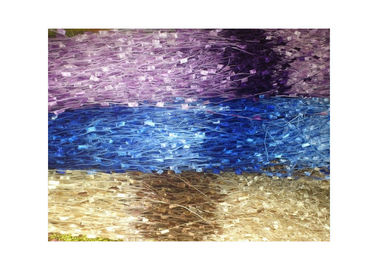 Chine Fils 100% de fantaisie de crochet multi de couleur de polyester pour l'écharpe de tricotage, écologiques fournisseur